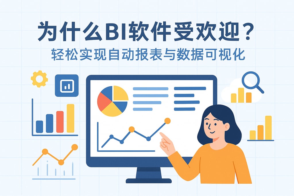 BI软件为什么受欢迎？轻松实现自动报表与数据可视化"